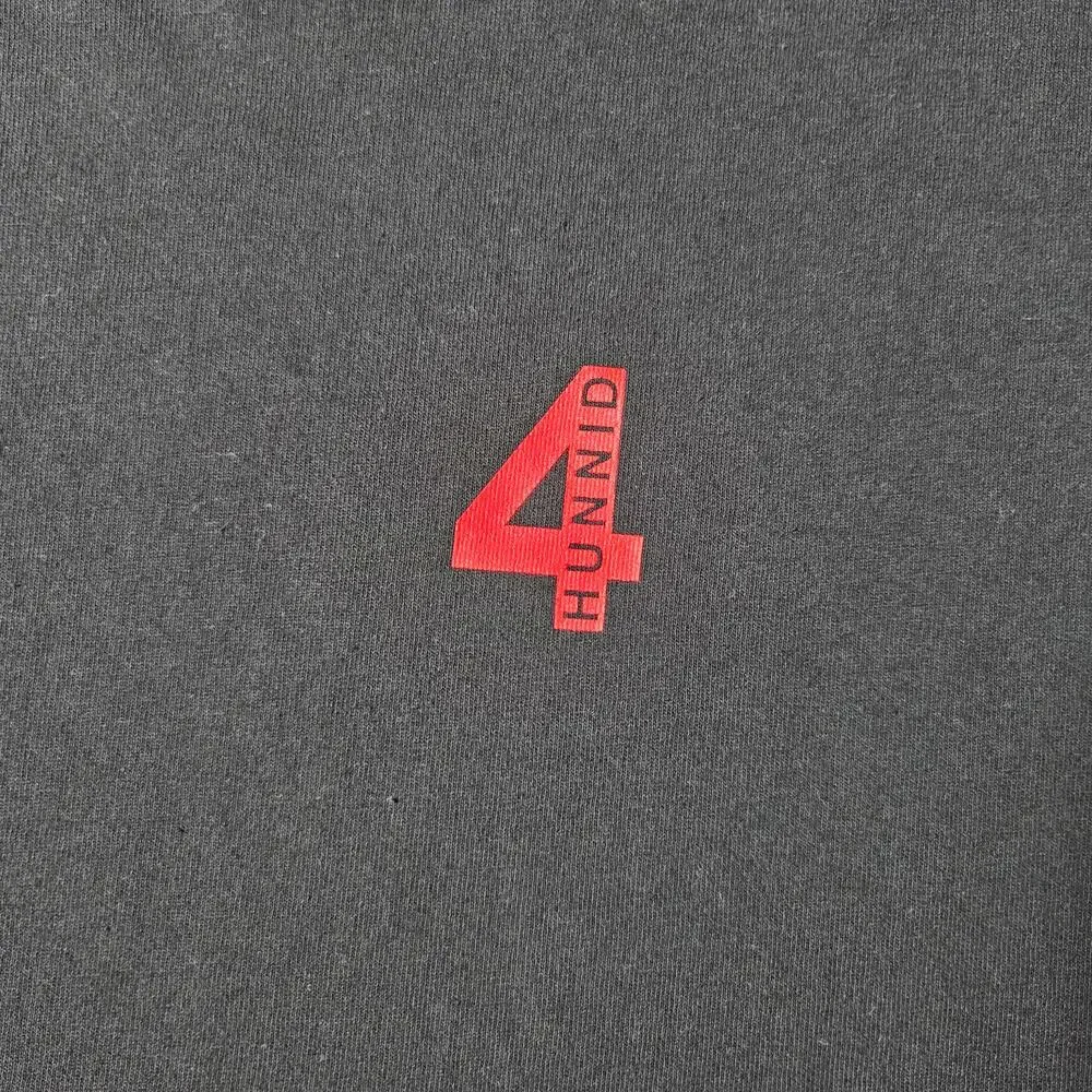 Authentic black 4Hunnid t-shirt Size Large